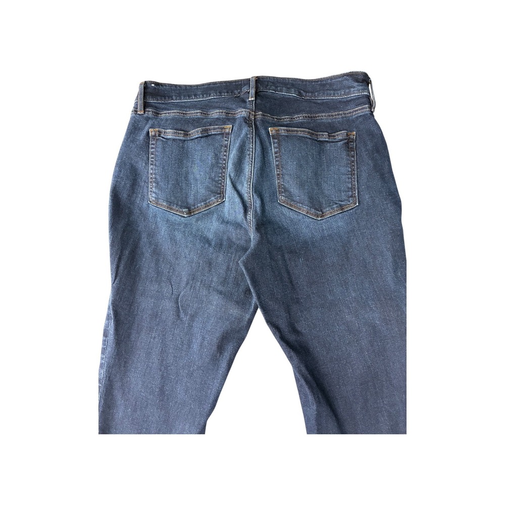 LOFT Plus Slim Pockets Dark Wash Skinny Jeans Women Size 16 - Picture 8 of 8